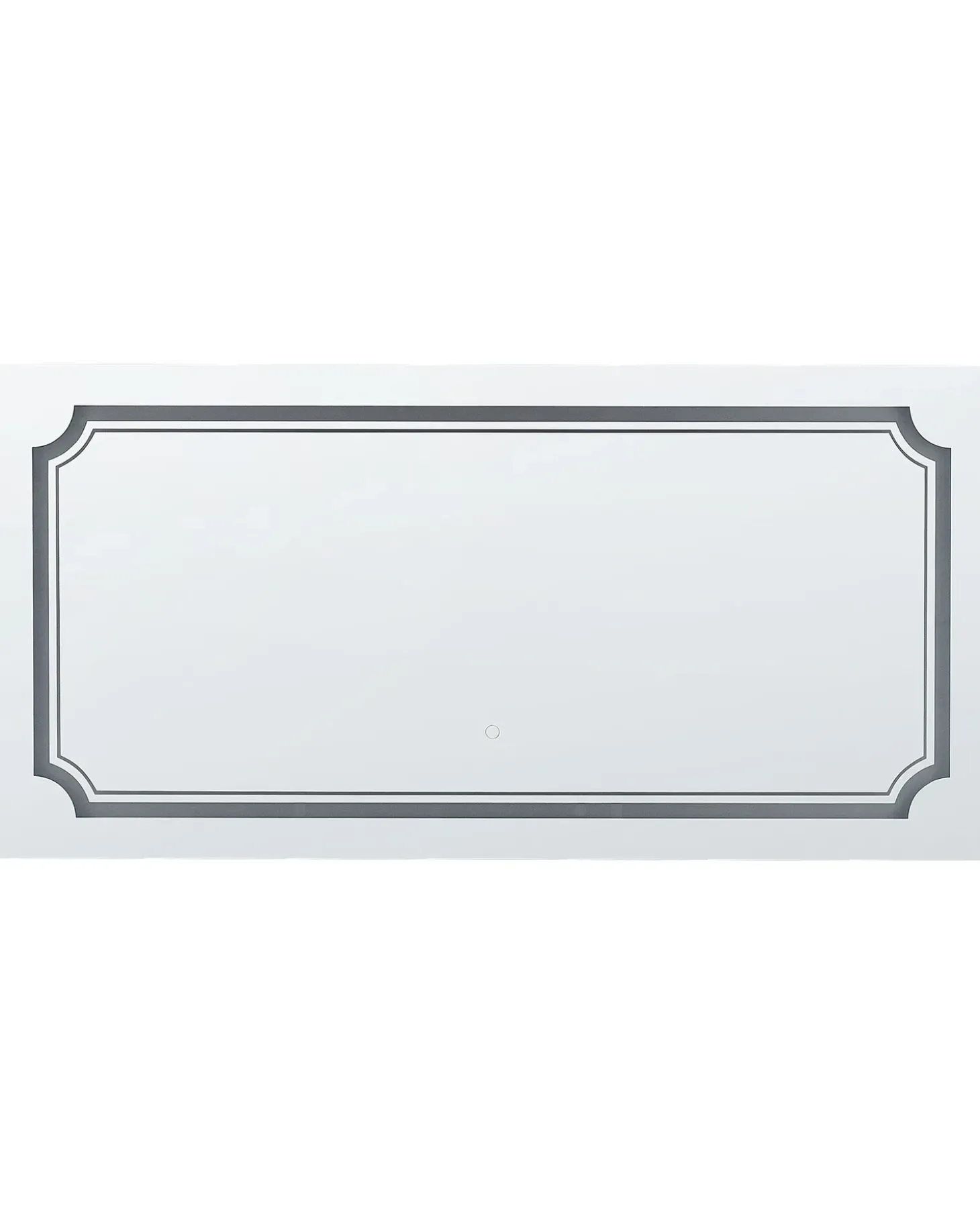 LED-badeværelsesspejl ARROMACHNES 120 cm 60 cm Sølv