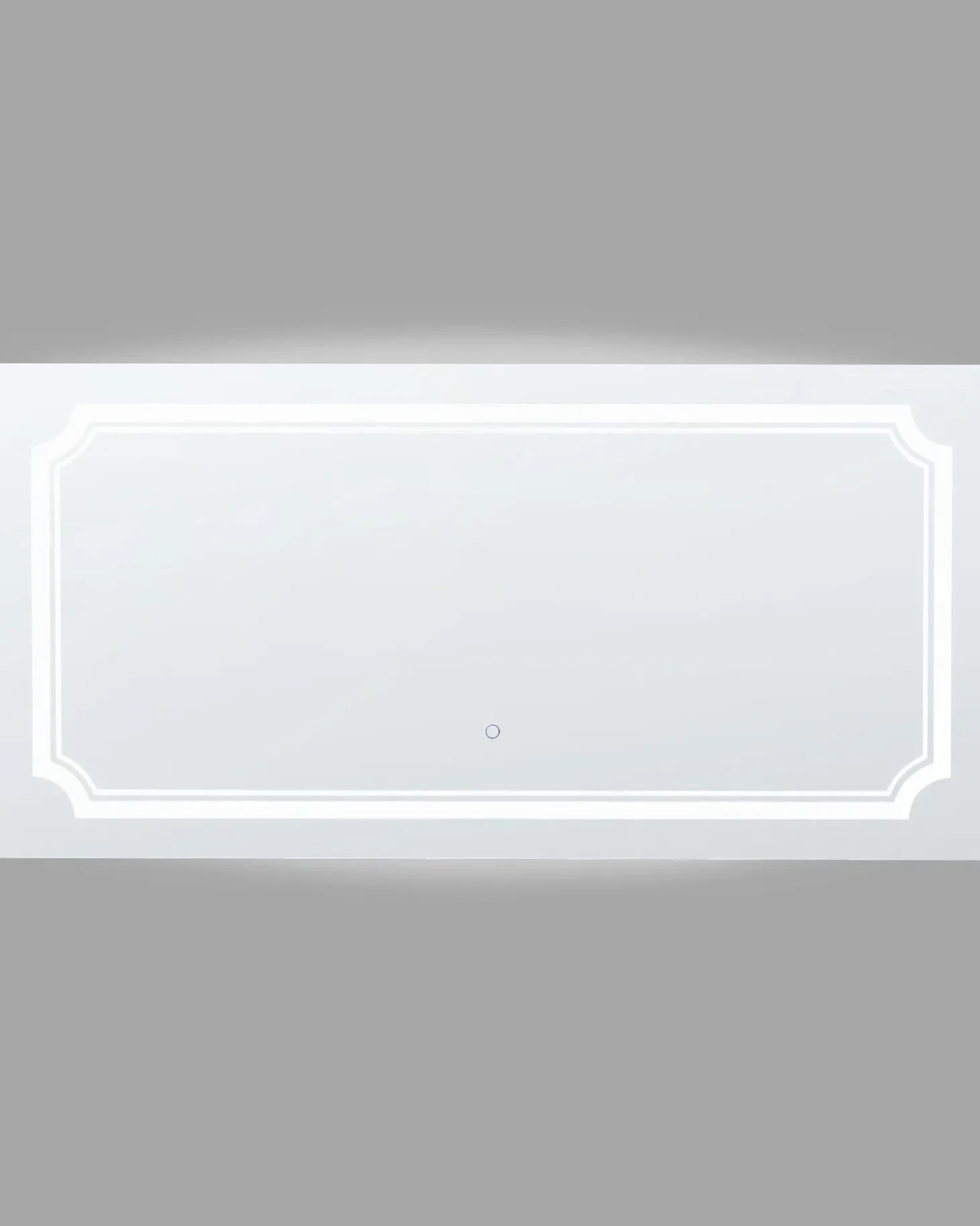 LED-badeværelsesspejl ARROMACHNES 120 cm 60 cm Sølv