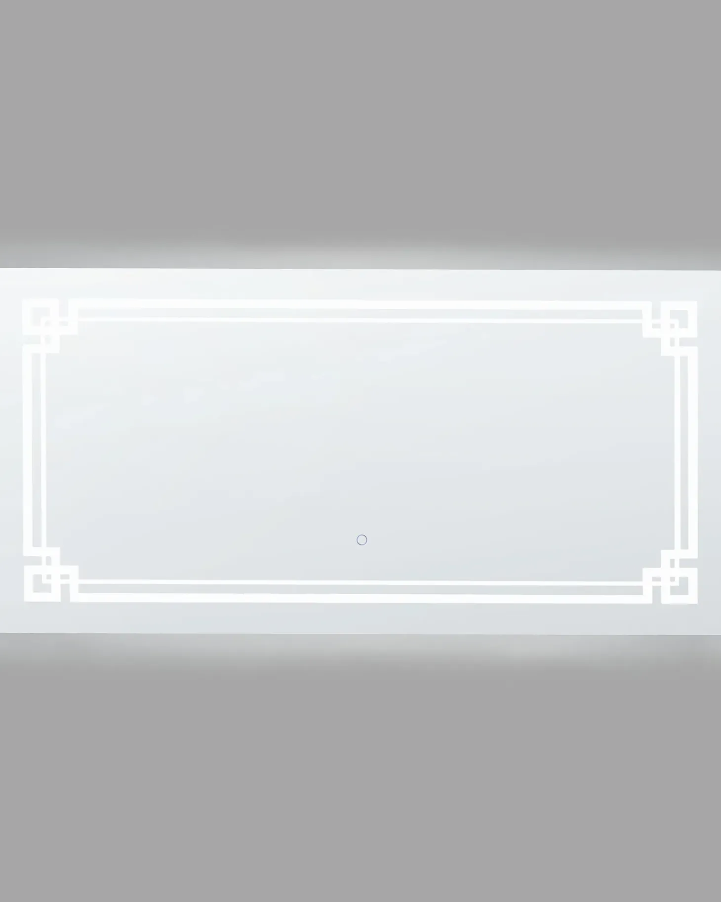 LED-badeværelsesspejl AVRANCHES 120 cm 60 cm Sølv