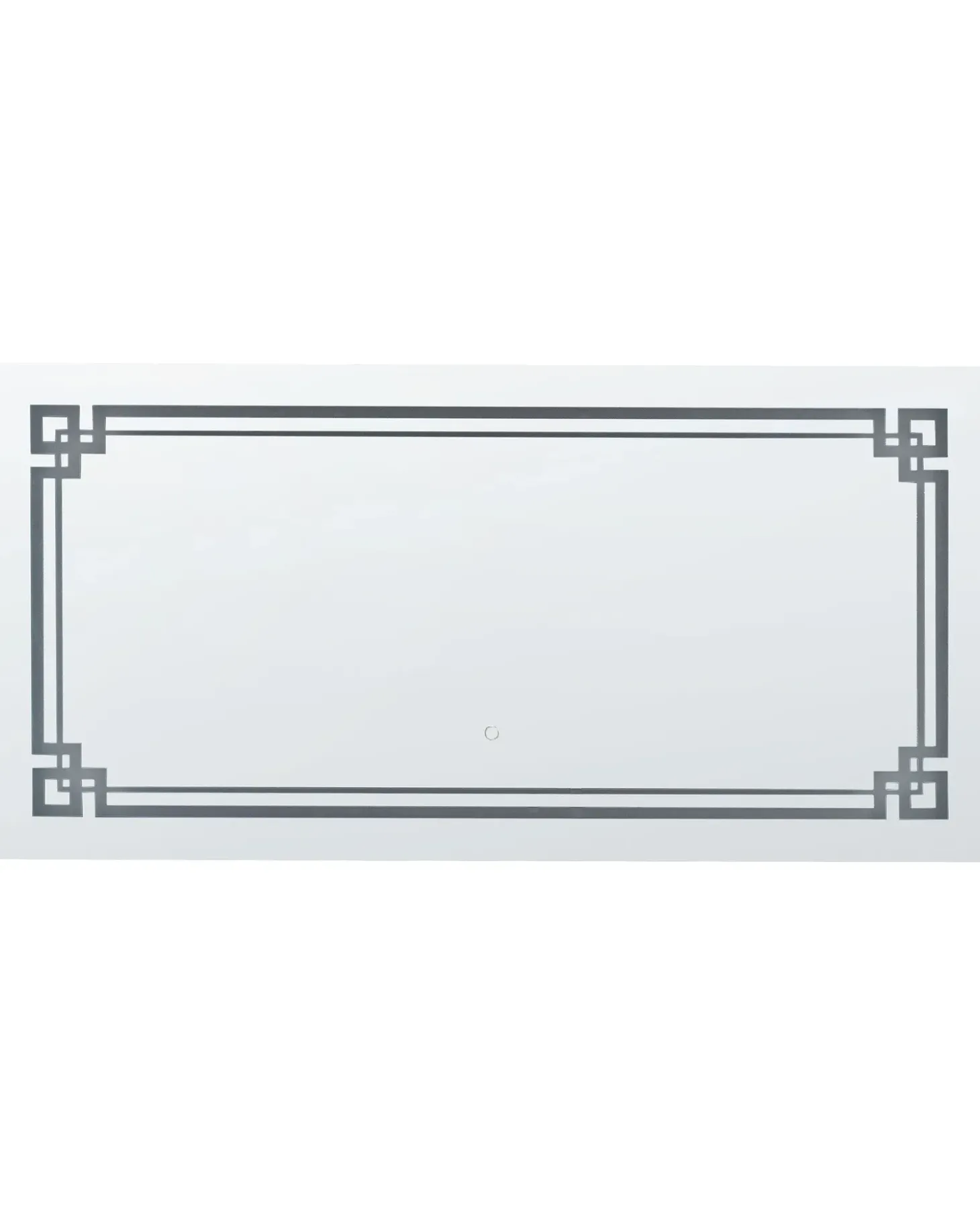 LED-badeværelsesspejl AVRANCHES 120 cm 60 cm Sølv