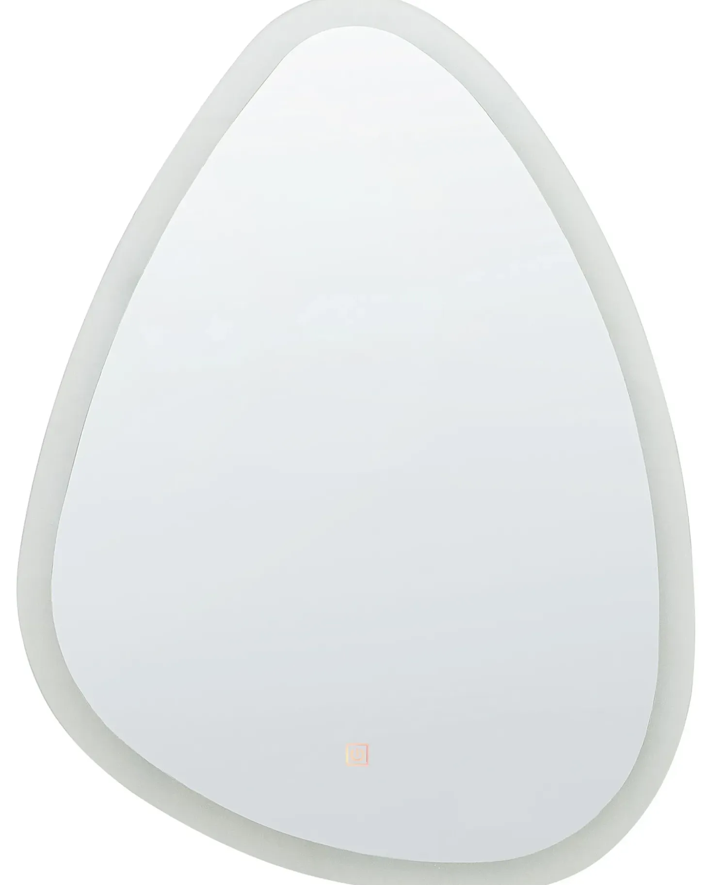 LED-badeværelsesspejl BETHUNE 58 cm 78 cm Sølv