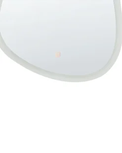 LED-badeværelsesspejl BETHUNE 58 cm 78 cm Sølv