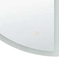 LED-badeværelsesspejl BEZONS 49 cm 80 cm Sølv