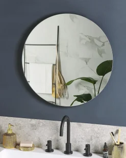 LED-badeværelsesspejl CALLAC 60 cm 60 cm Sølv