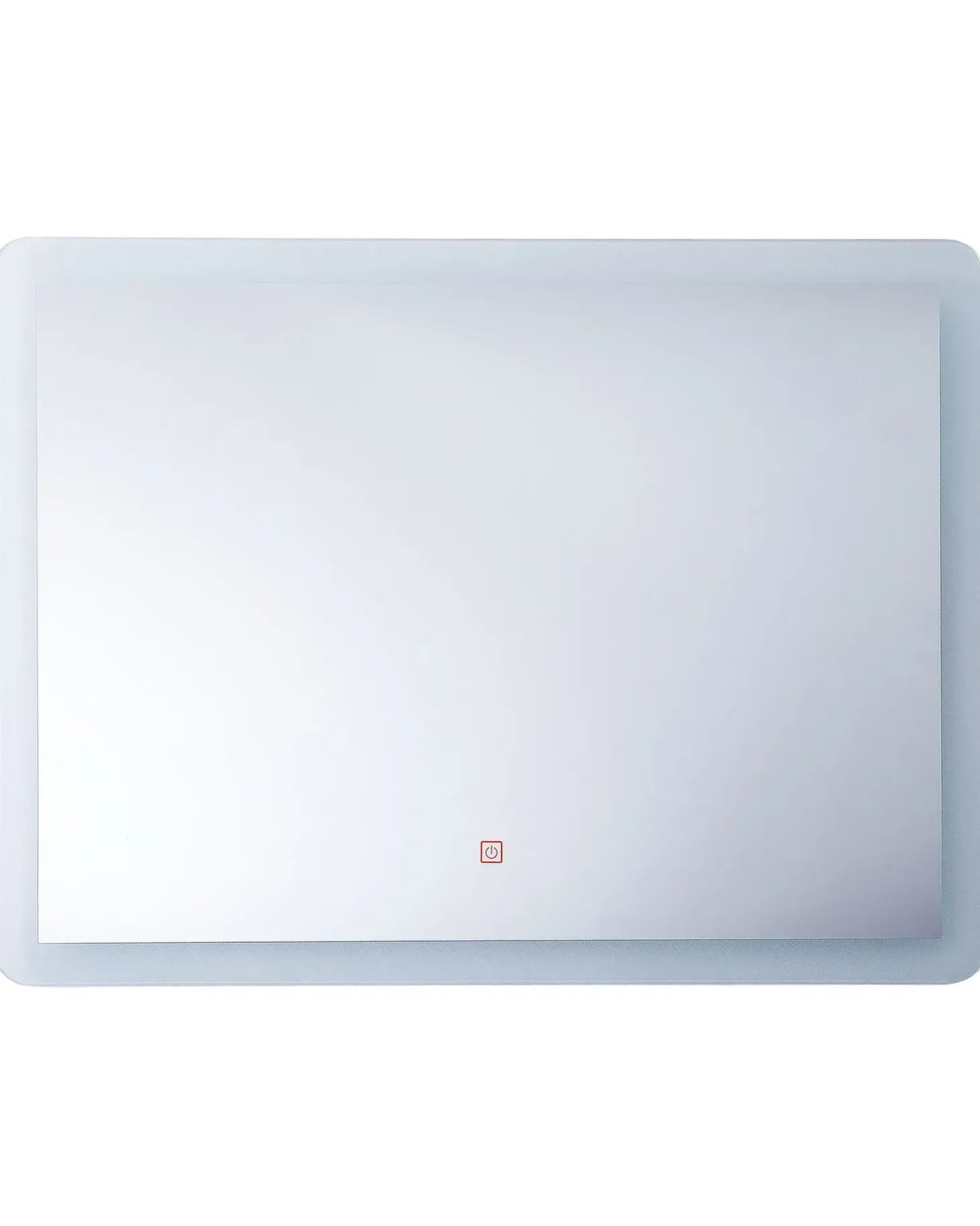 LED-badeværelsesspejl CORROY 80 cm 60 cm Sølv