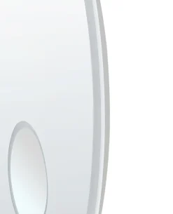 LED-badeværelsesspejl FIXIN 80 cm 80 cm Med indbygget Bluetooth-højttaler Sølv
