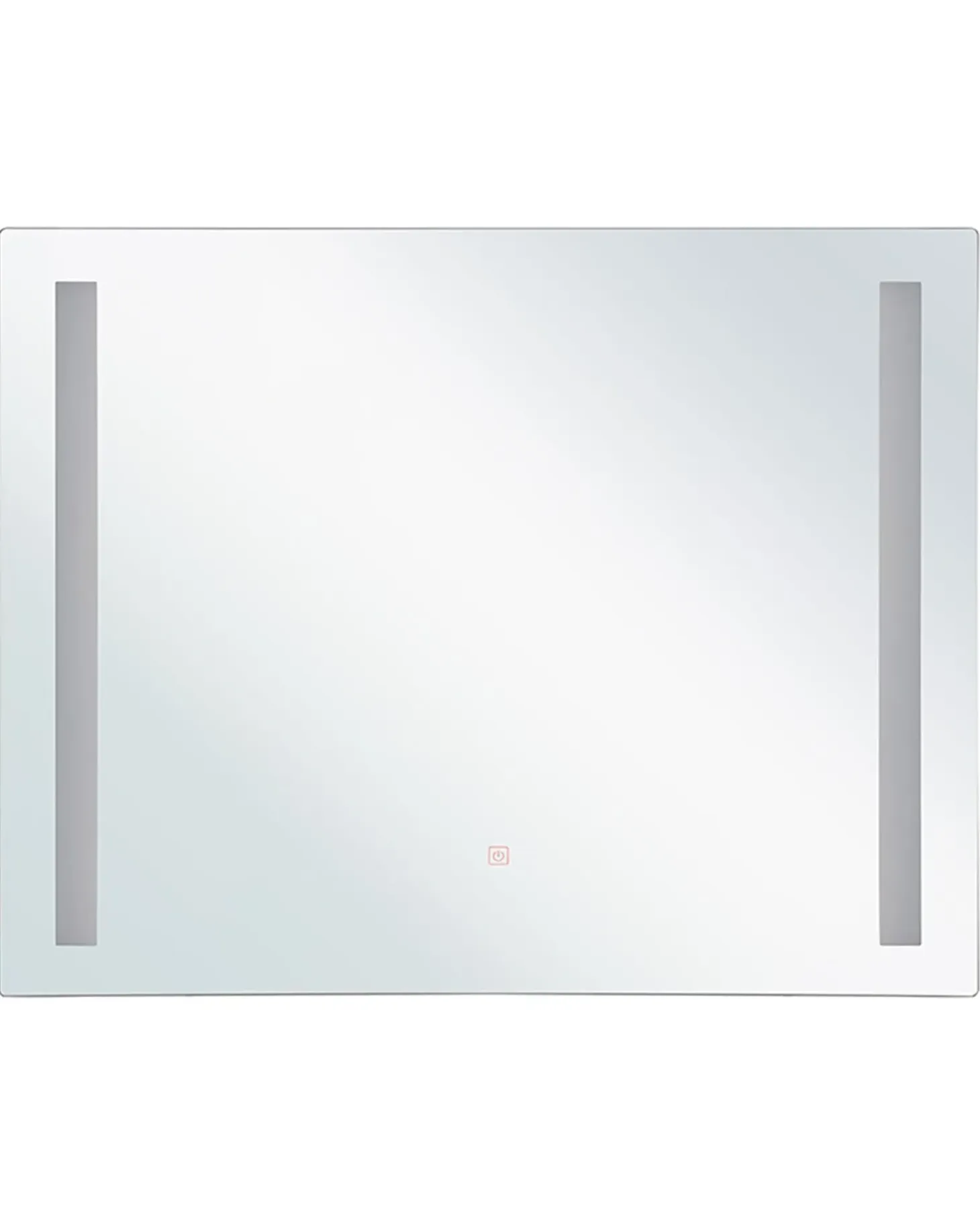 LED-badeværelsesspejl LIRAC 70 cm 60 cm Sølv