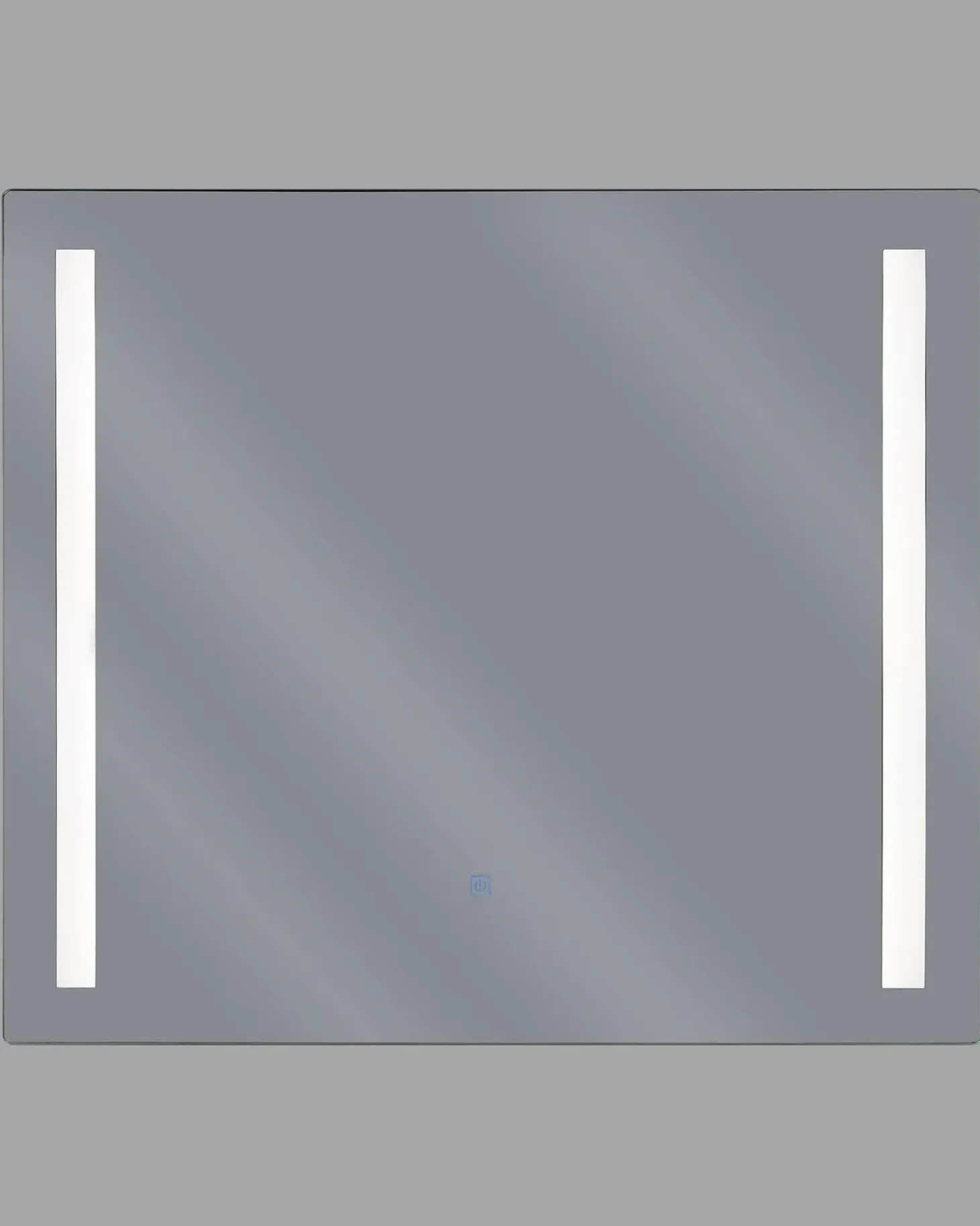 LED-badeværelsesspejl LIRAC 70 cm 60 cm Sølv