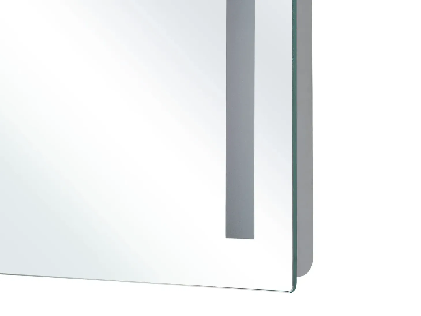 LED-badeværelsesspejl LIRAC 70 cm 60 cm Sølv