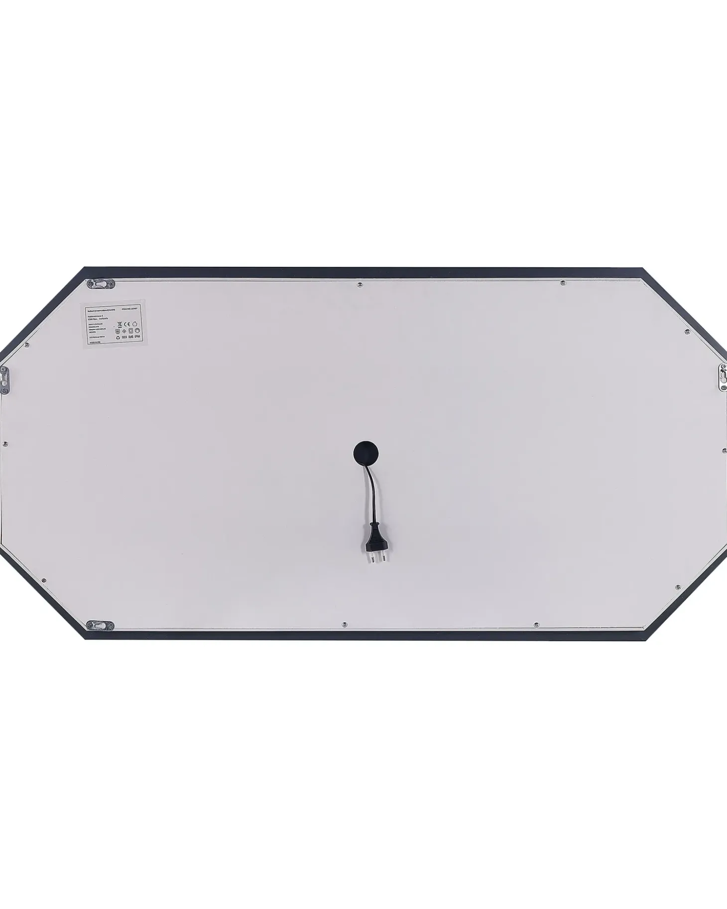 LED-badeværelsesspejl LOCMARIAQUER 120 cm 60 cm Sølv