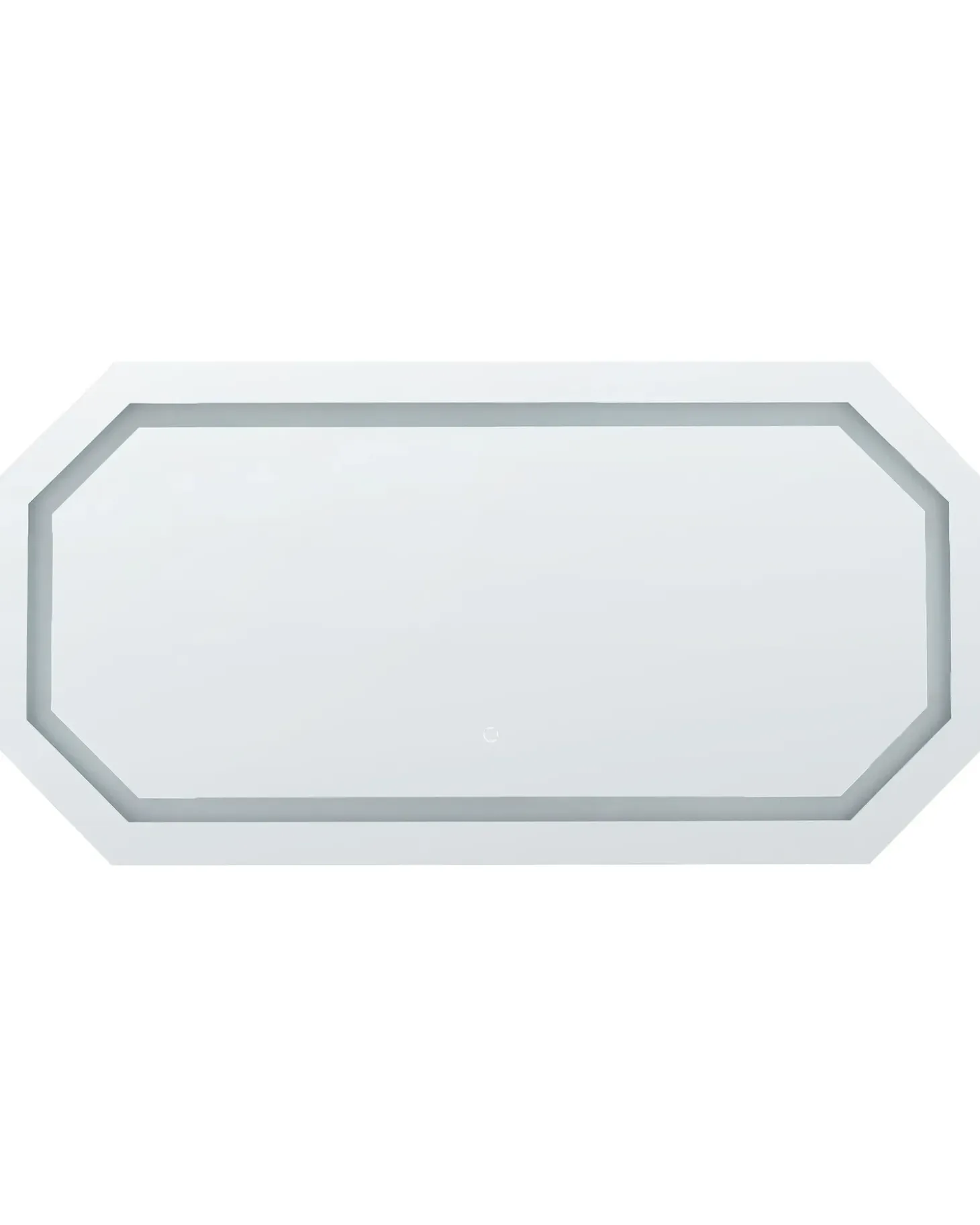LED-badeværelsesspejl LOCMARIAQUER 120 cm 60 cm Sølv