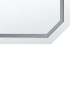LED-badeværelsesspejl LOCMARIAQUER 120 cm 60 cm Sølv