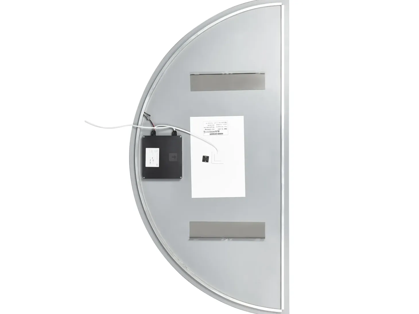 LED-badeværelsesspejl LOUE 60 cm 120 cm Sølv