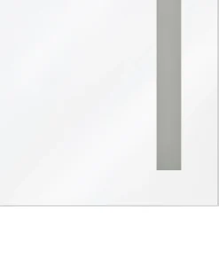 LED-badeværelsesspejl MARTINET 70 cm 90 cm Sølv