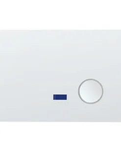 LED-badeværelsesspejl MONTARON 80 cm 60 cm Sølv