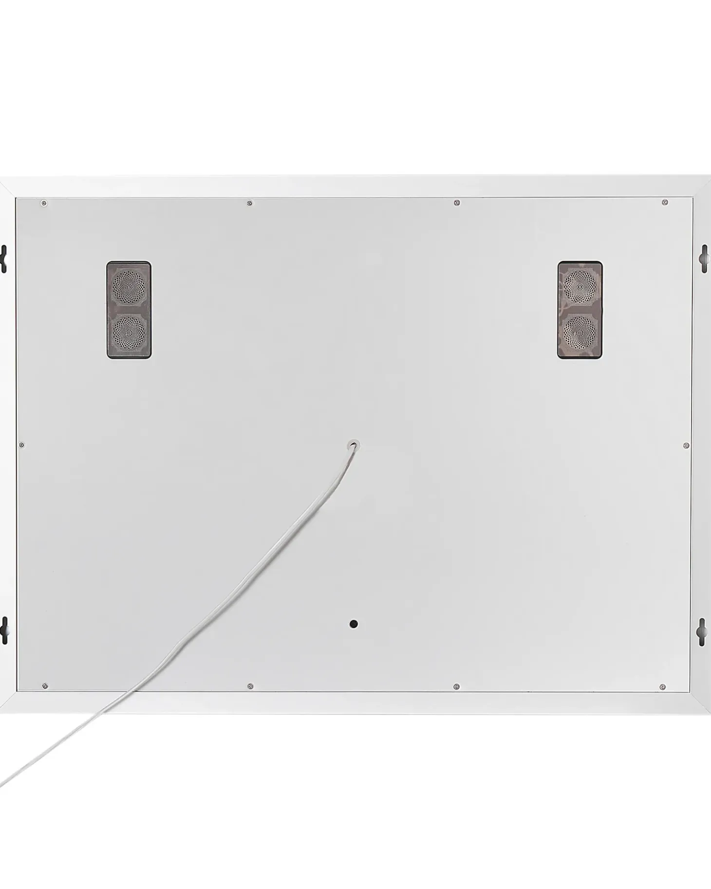 LED-badeværelsesspejl MONTARON 80 cm 60 cm Sølv