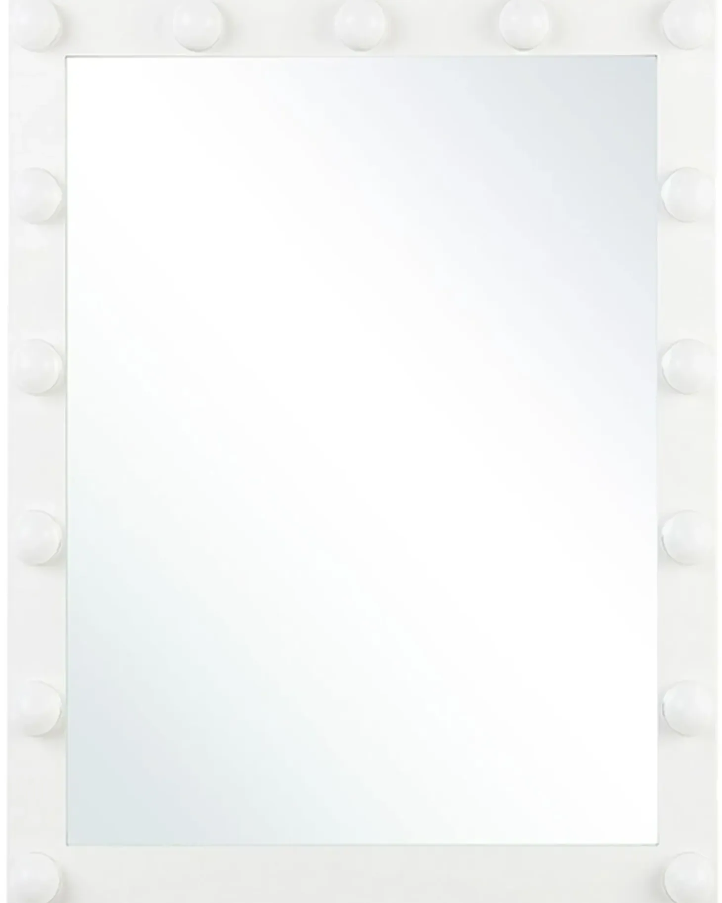 LED-badeværelsesspejl ODENAS 50 cm 60 cm Hvid