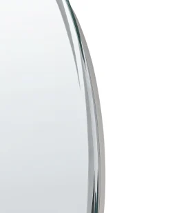 LED-badeværelsesspejl TANAY 60 cm 60 cm Med indbygget Bluetooth-højttaler Sølv