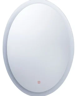 LED-badeværelsesspejl VIRIAT 60 cm 80 cm Sølv