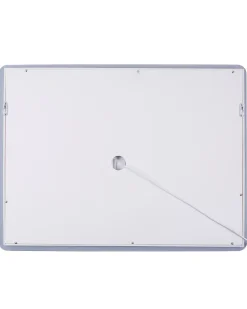 LED-badeværelsesspejl WASSY 80 cm 60 cm Sølv