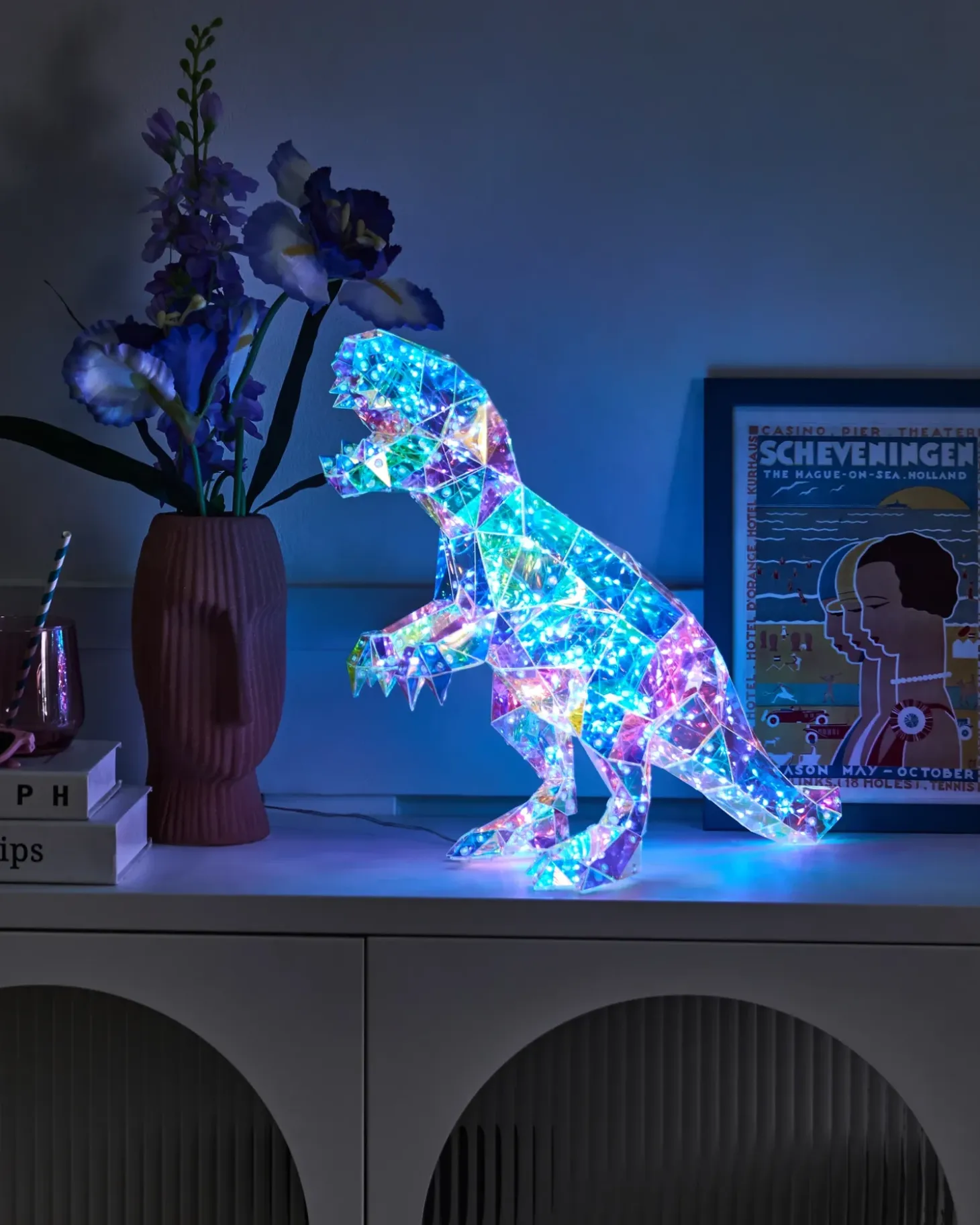 LED dekoration Dinosaur TARJANEX Multifarvet