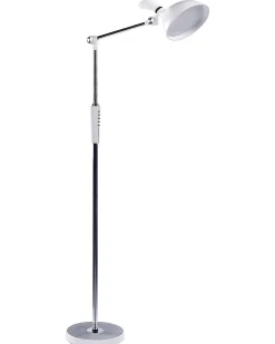 LED-gulvlampe ANDROMEDA Med dæmpning Metal Hvid