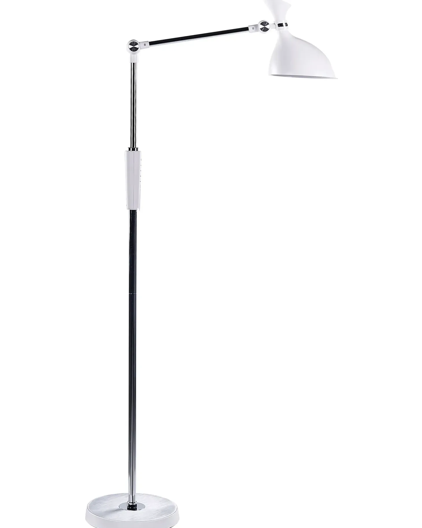 LED-gulvlampe ANDROMEDA Med dæmpning Metal Hvid