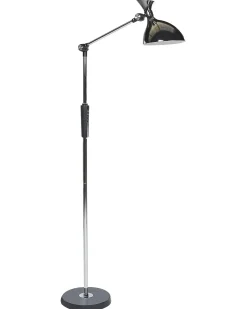 LED-gulvlampe ANDROMEDA Med dæmpning Metal Sølv