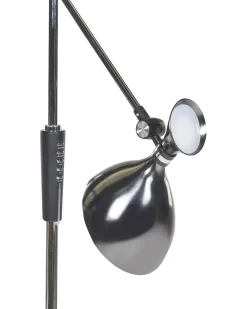 LED-gulvlampe ANDROMEDA Med dæmpning Metal Sølv