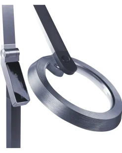 LED-gulvlampe CARINA Med dæmpning Metal Mørkegrå