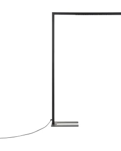 LED-gulvlampe MENSA Med bevægelsessensor Metal Sort