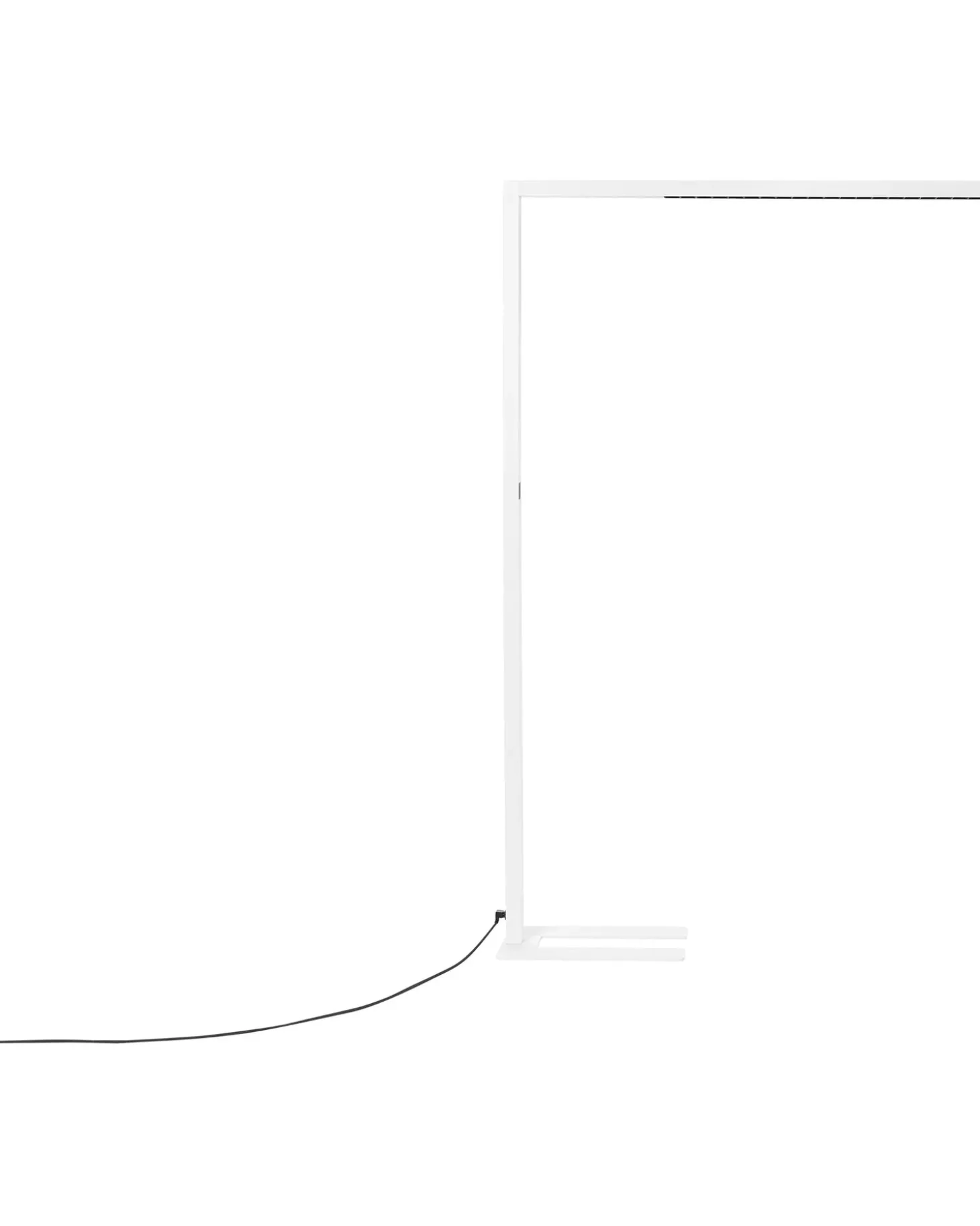 LED-gulvlampe MENSA Med bevægelsessensor Metal Hvid