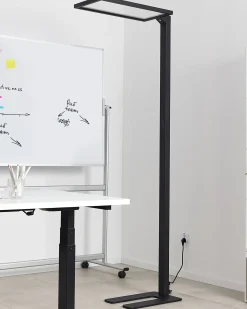 LED-gulvlampe ORION Med bevægelsessensor Metal Sort