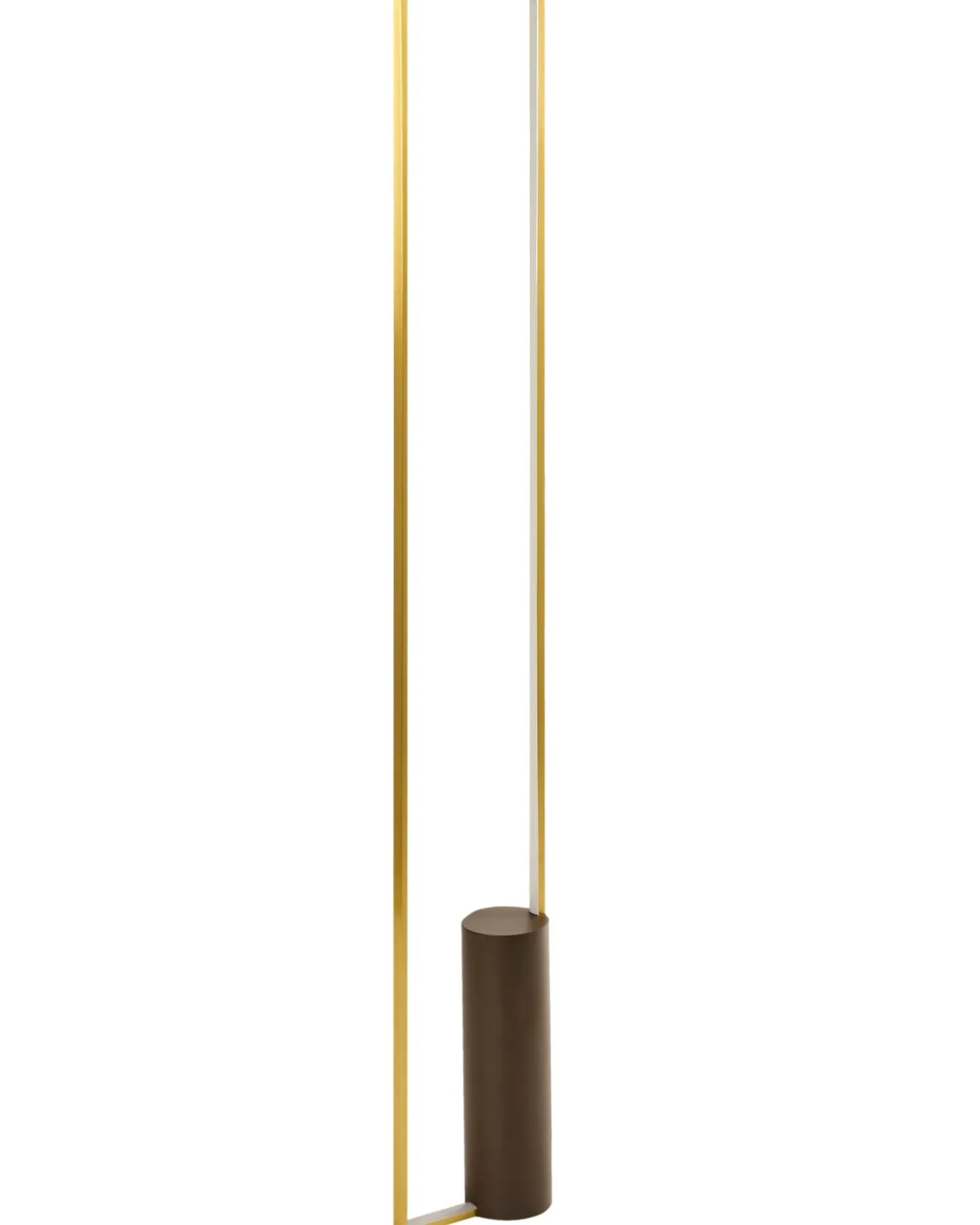 LED-gulvlampe PATRICIO Metal Guld