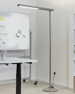LED-gulvlampe PERSEUS Metal Sølv