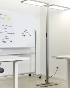 LED-gulvlampe SCULPTOR Med bevægelsessensor Metal Sølv