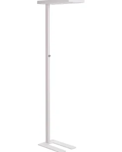 LED-gulvlampe TAURUS Med dæmpning Metal Hvid