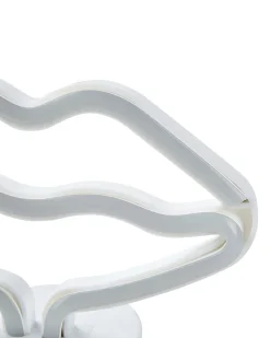 LED neonskilt Læber FLORA Lyserød