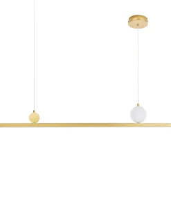 LED-pendel lampe ALWAND Metal Guld