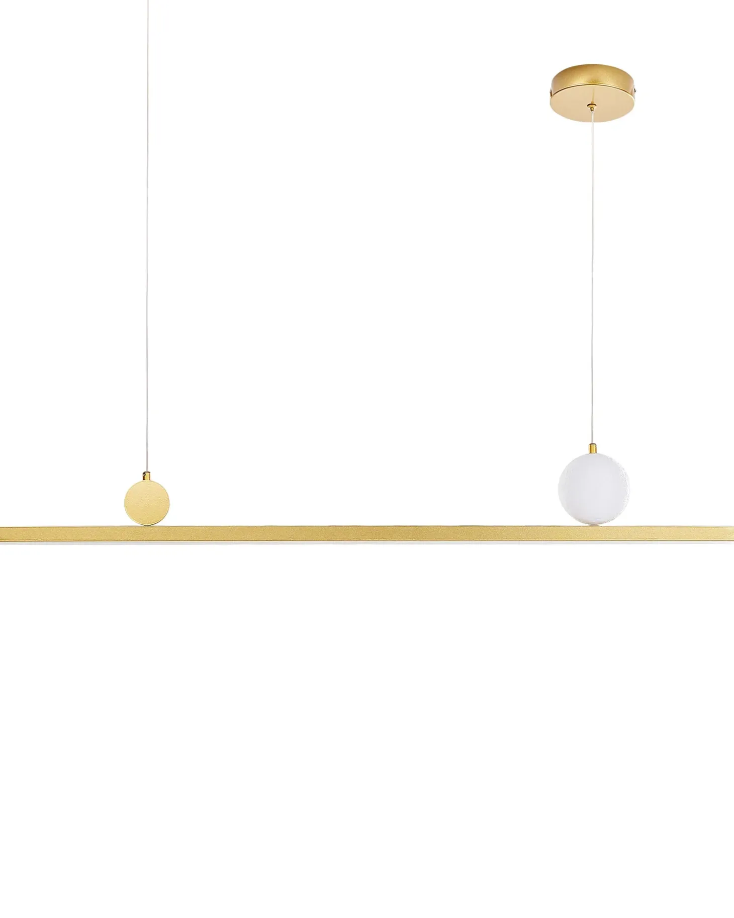 LED-pendel lampe ALWAND Metal Guld