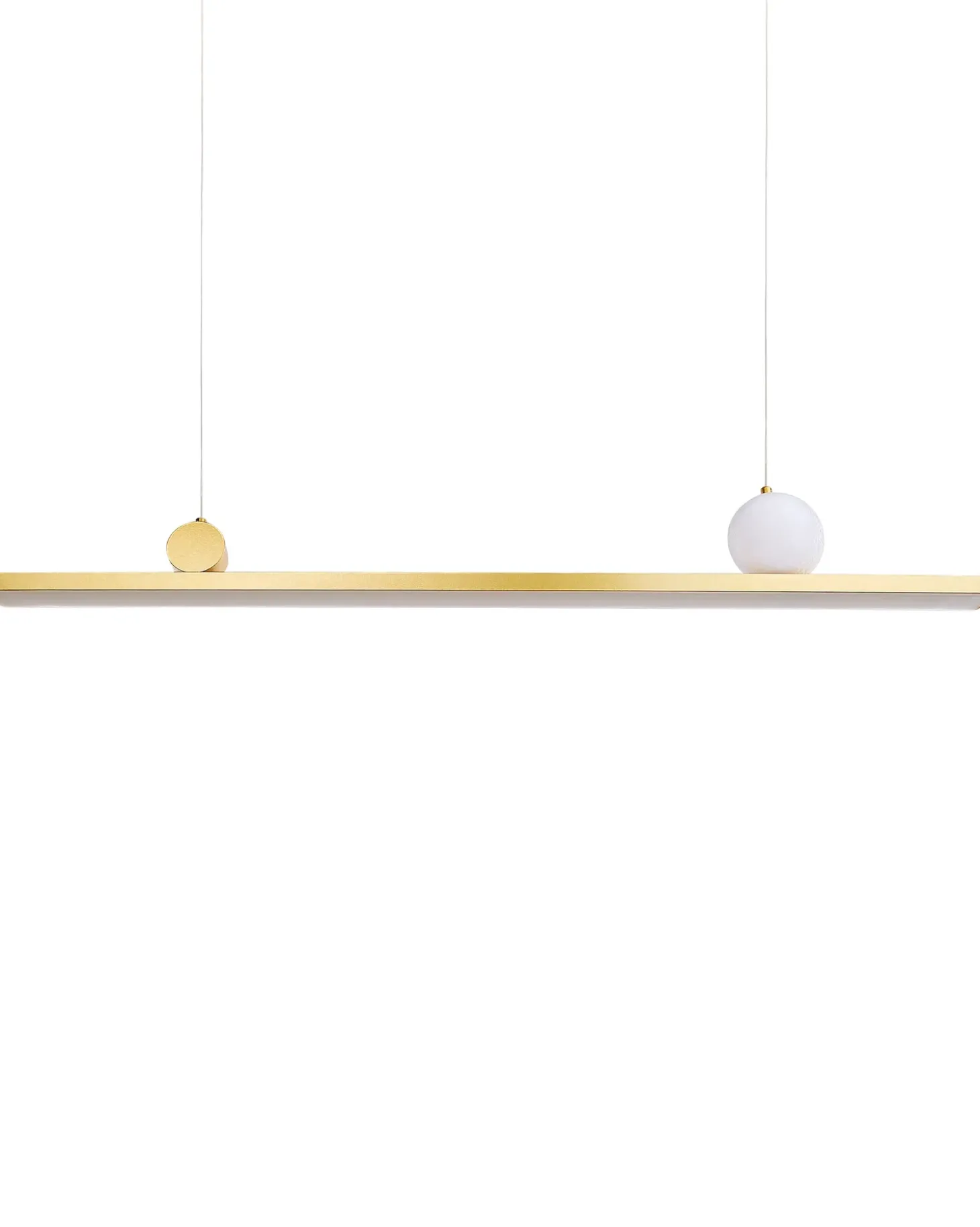 LED-pendel lampe ALWAND Metal Guld