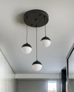 LED-pendel lampe ANKOBRA Metal Sort