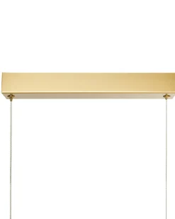 LED-pendel lampe ARENAS Med fjernbetjening Guld