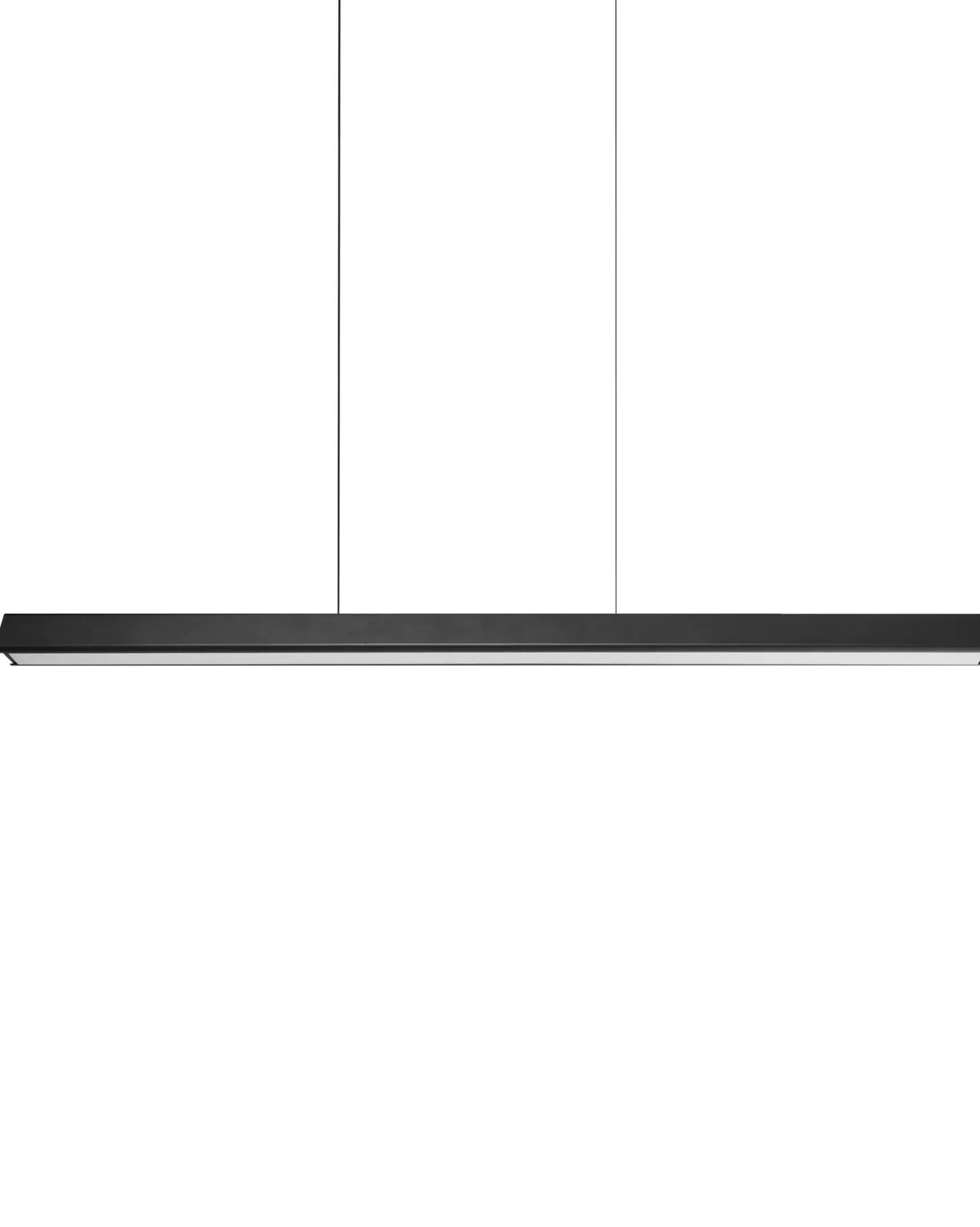 LED-pendel lampe ARENAS Med fjernbetjening Sort