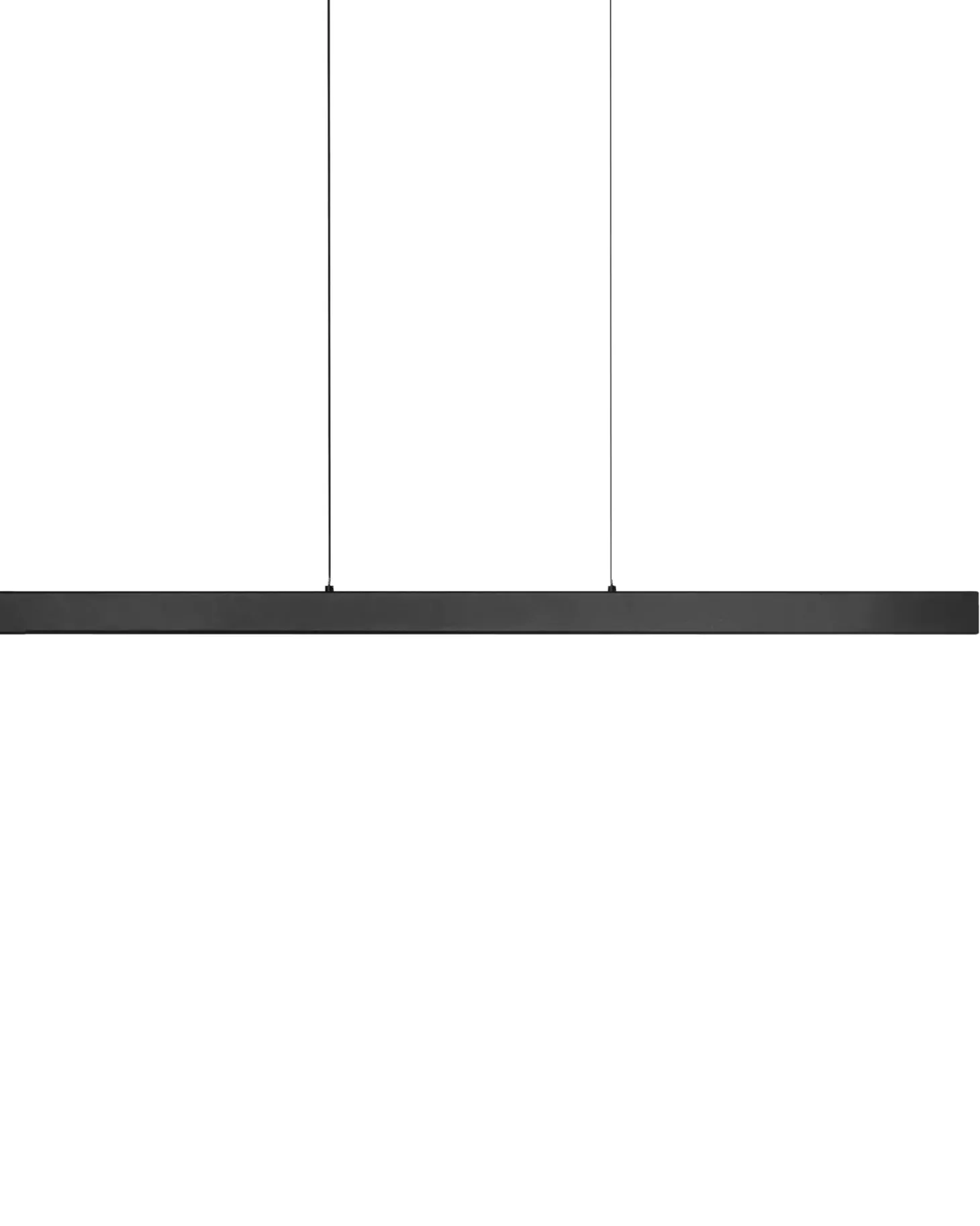 LED-pendel lampe ARENAS Med fjernbetjening Sort