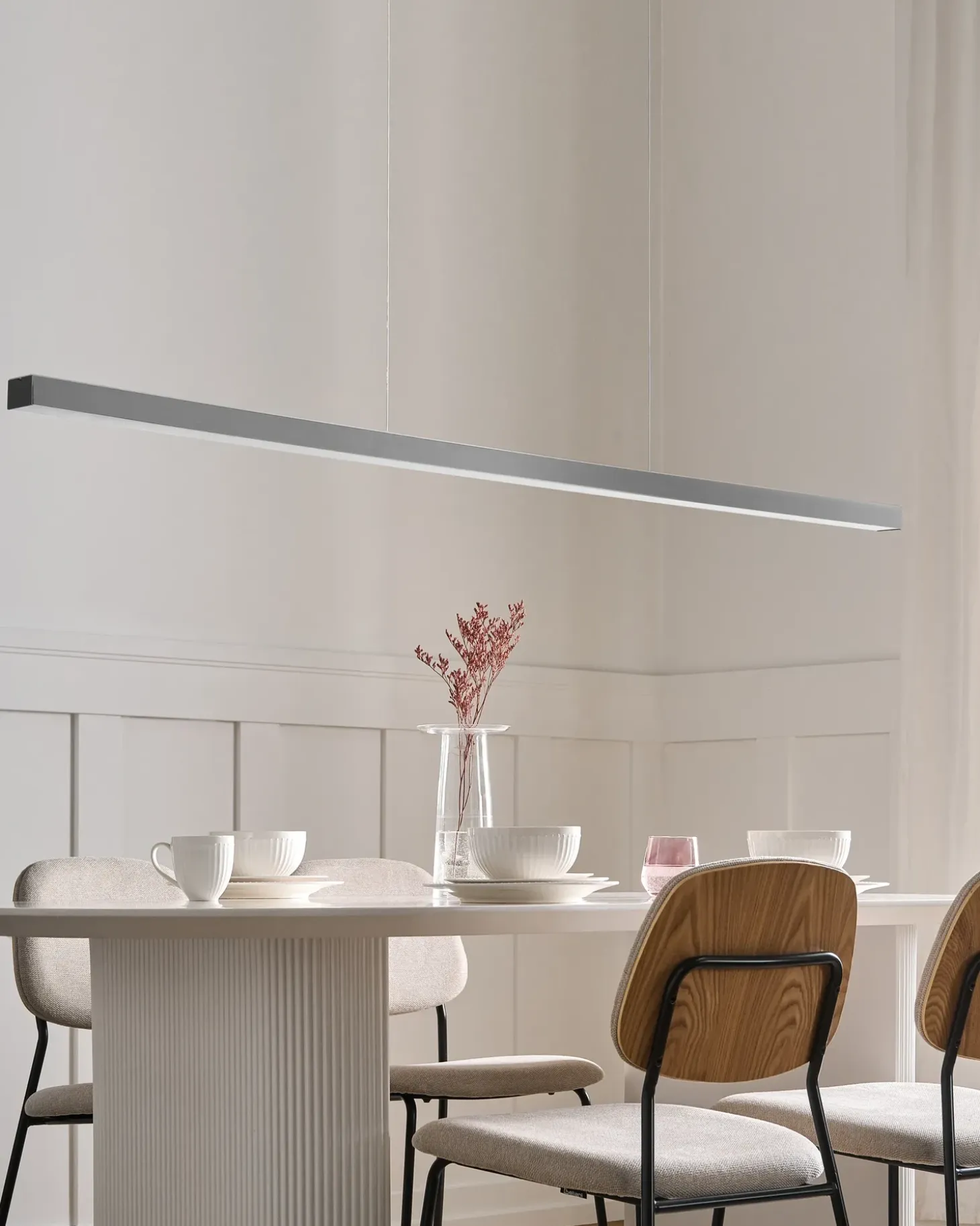 LED-pendel lampe BADDANA Metal Sølv