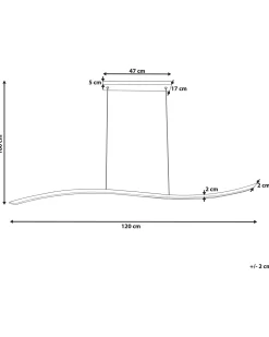 LED-pendel lampe CALAO Metal Sort