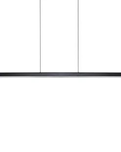 LED-pendel lampe CANDELERO Med fjernbetjening Sort