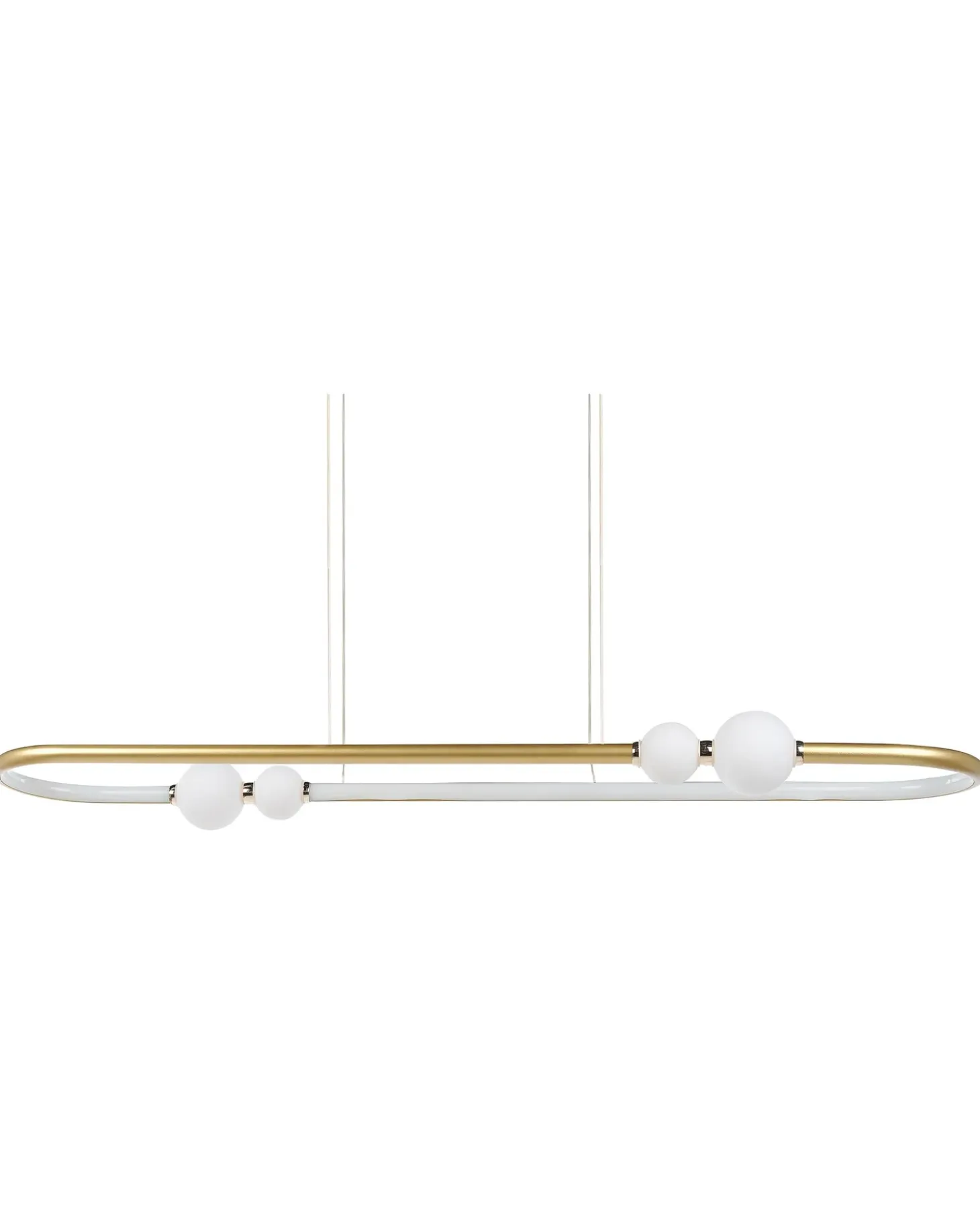 LED-pendel lampe FEALE Metal Guld