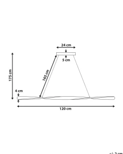 LED-pendel lampe MAHOI Metal Sort